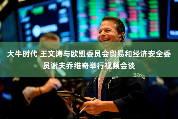 大牛时代 王文涛与欧盟委员会贸易和经济安全委员谢夫乔维奇举行视频会谈